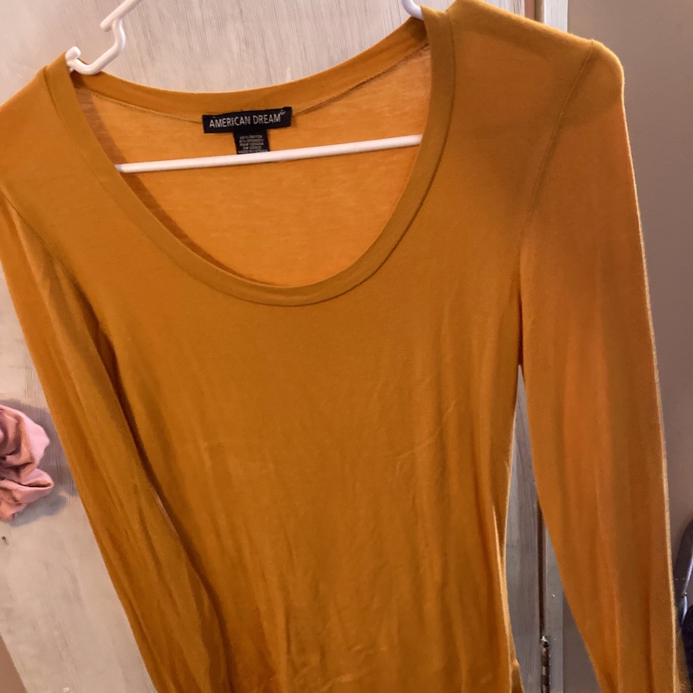 Yellow long sleeve